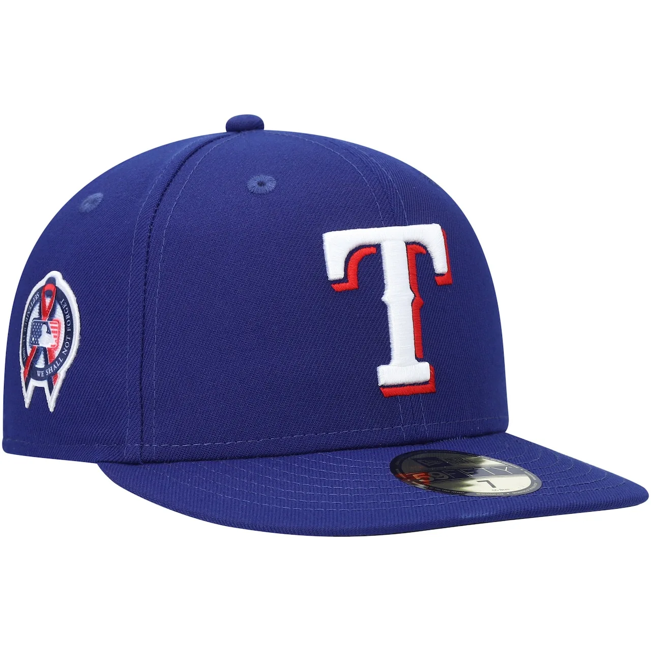 Men's Texas Rangers New Era Royal 9/11 Memorial Side Patch 59FIFTY Fitted Hat 3 Men's Texas Rangers New Era Royal 9/11 Memorial Side Patch 59FIFTY Fitted Hat