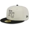 Men's Kansas City Royals New Era Stone/Black Chrome 59FIFTY Fitted Hat -San Diego Padres Caps Sales black kansas city royals chrome 59fifty fitted hat ss5 p 200013213pv 1u ytwzmhcnvsq5a3cvrzztv kx3alnzdgi6tmxlbzkrh