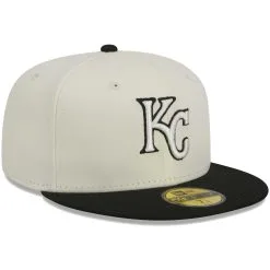 Men's Kansas City Royals New Era Stone/Black Chrome 59FIFTY Fitted Hat -San Diego Padres Caps Sales black kansas city royals chrome 59fifty fitted hat ss5 p 200013213pv 3u ytwzmhcnvsq5a3cvrzztv 4rnc9wnxj2dpwxwzjooe