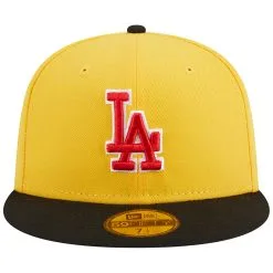 Men's Los Angeles Dodgers New Era Yellow/Black Grilled 59FIFTY Fitted Hat 7 Men's Los Angeles Dodgers New Era Yellow/Black Grilled 59FIFTY Fitted Hat -San Diego Padres Caps Sales black los angeles dodgers grilled 59fifty fitted hat ss5 p 200006673pv 2u ht5cwf4xhem649dxot6gv olewqyt8qh68sfngfwvd