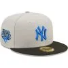 Men's New York Yankees New Era Gray/Black 2009 World Series Undervisor 59FIFTY Fitted Hat -San Diego Padres Caps Sales black new york yankees 2009 world series undervisor 59fifty fitted hat pi4734000 altimages ff 4734585 a119a22f246c3e3c6721alt1 full