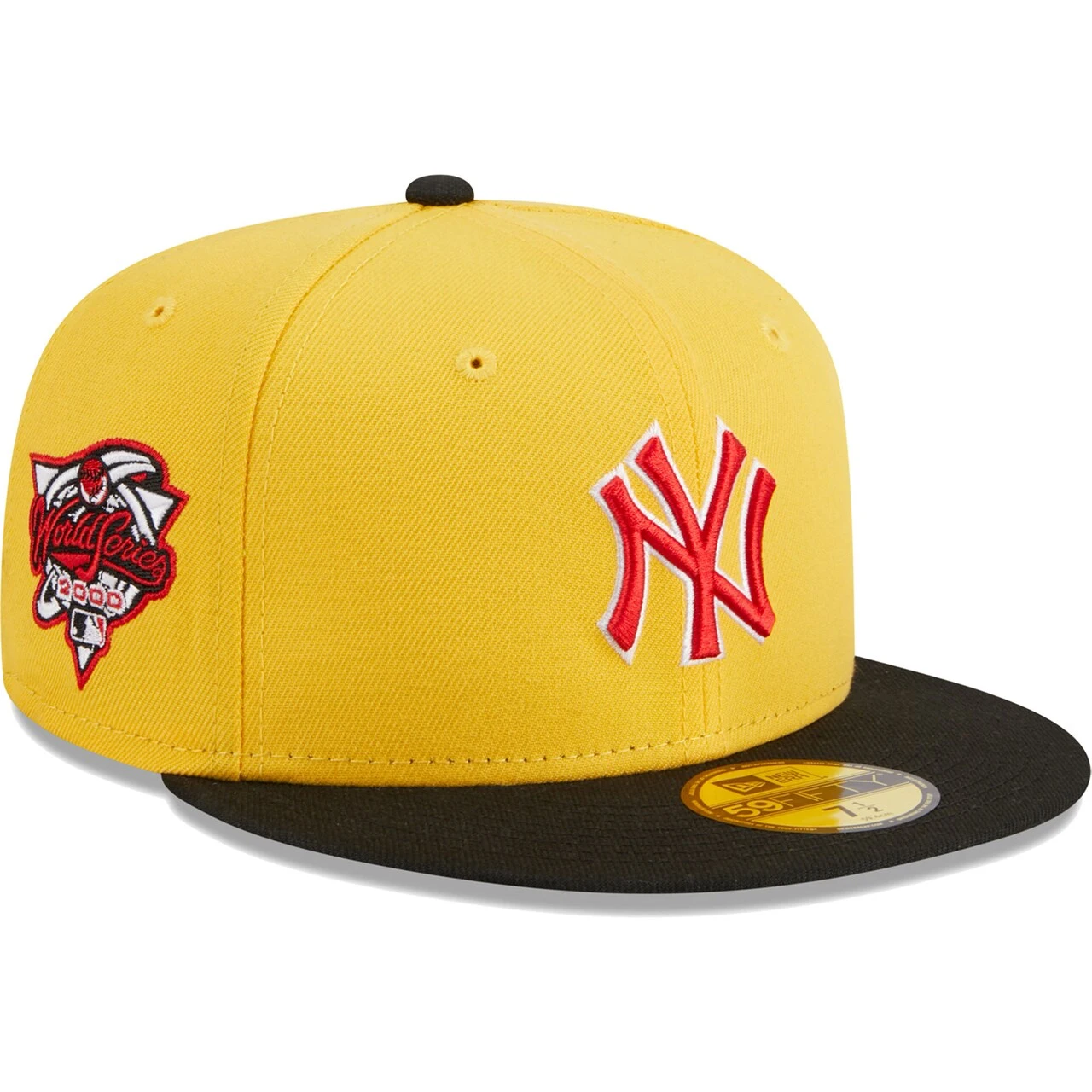 Men's New York Yankees New Era Yellow/Black Grilled 59FIFTY Fitted Hat 3 Men's New York Yankees New Era Yellow/Black Grilled 59FIFTY Fitted Hat