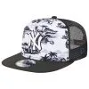 Men's New York Yankees New Era White/Black Vacay 2.0 A-Frame Trucker 9FIFTY Snapback Hat