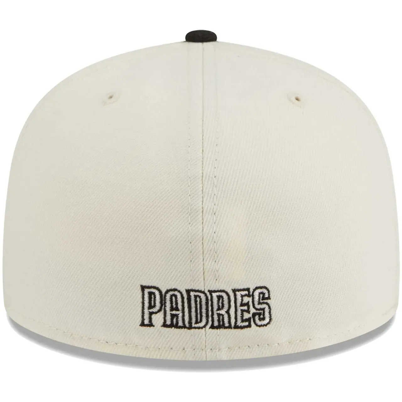Men's San Diego Padres New Era Stone/Black Chrome 59FIFTY Fitted Hat 6 Men's San Diego Padres New Era Stone/Black Chrome 59FIFTY Fitted Hat - Image 4