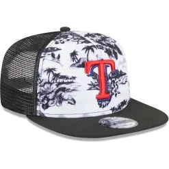 Men's Texas Rangers New Era White/Black Vacay 2.0 A-Frame Trucker 9FIFTY Snapback Hat -San Diego Padres Caps Sales black texas rangers vacay 20 a frame trucker 9fifty snapback hat ss5 p 200013044pv 3u lpchzaikwfew7nwit6jmv dop3a036xm6fbnufzir1