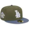 Men's Los Angeles Dodgers New Era Olive/Blue 59FIFTY Fitted Hat