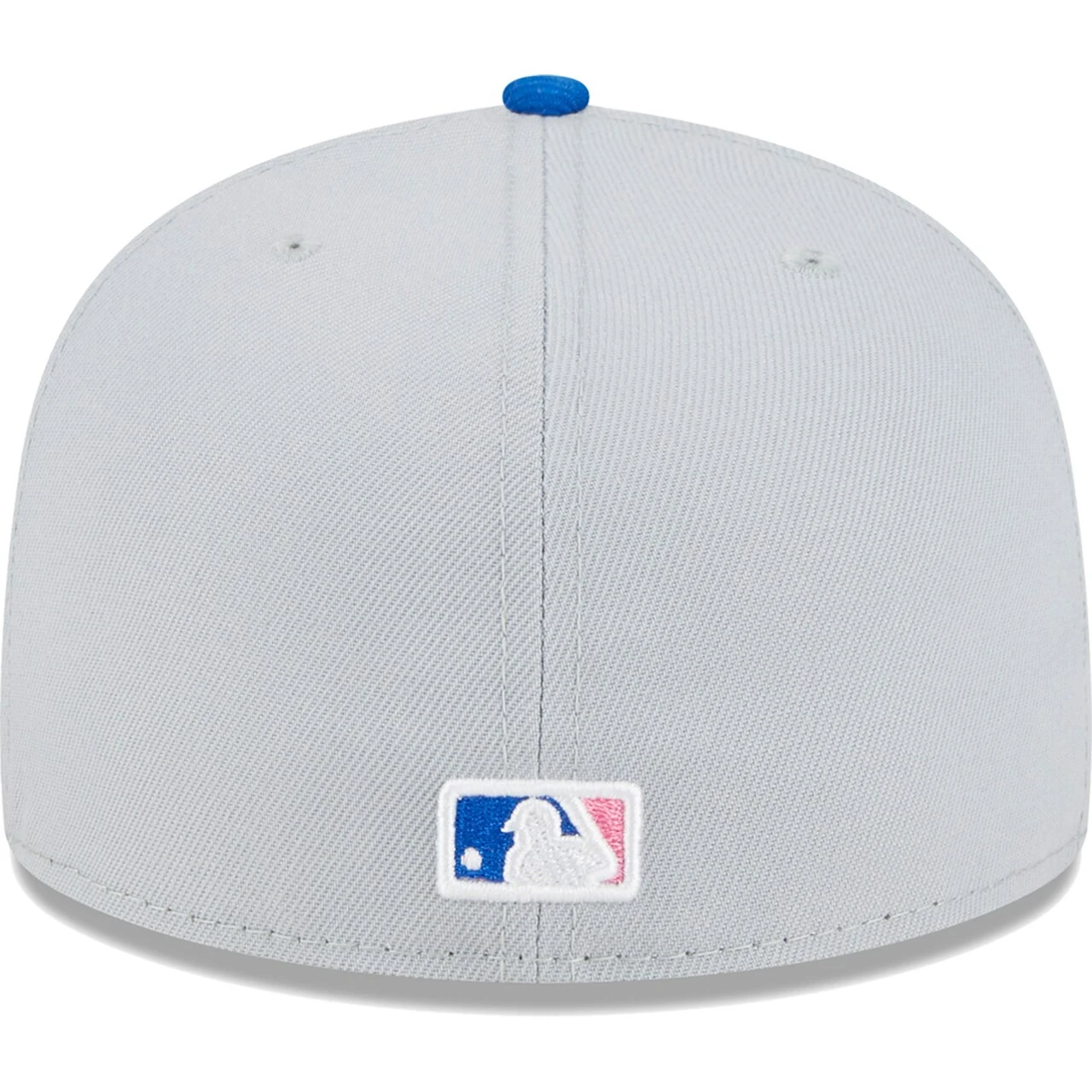 Men's Los Angeles Dodgers New Era Gray/Blue Dolphin 59FIFTY Fitted Hat 6 Men's Los Angeles Dodgers New Era Gray/Blue Dolphin 59FIFTY Fitted Hat - Image 4
