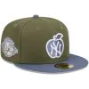 Men's New York Yankees New Era Olive/Blue 59FIFTY Fitted Hat