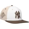 Men's New York Yankees Pro Standard White/Brown Chocolate Ice Cream Drip Snapback Hat