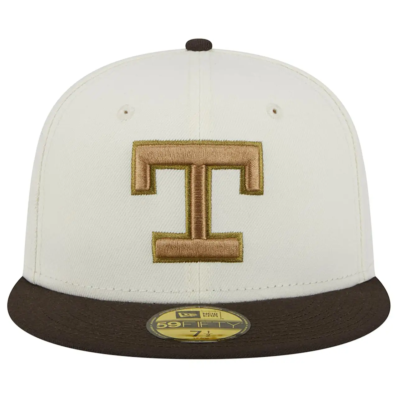 Men's Texas Rangers New Era White/Brown Arlington Stadium 59FIFTY Fitted Hat 4 Men's Texas Rangers New Era White/Brown Arlington Stadium 59FIFTY Fitted Hat - Image 2