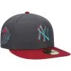 Men's New York Yankees New Era Graphite/Cardinal 1999 World Series Titlewave 59FIFTY Fitted Hat 1 Men's New York Yankees New Era Graphite/Cardinal 1999 World Series Titlewave 59FIFTY Fitted Hat -San Diego Padres Caps Sales cardinal new york yankees 1999 world series titlewave 59fifty fitted hat pi4426000 altimages ff 4426167 2eeab236d8a6e443edf4alt1 full
