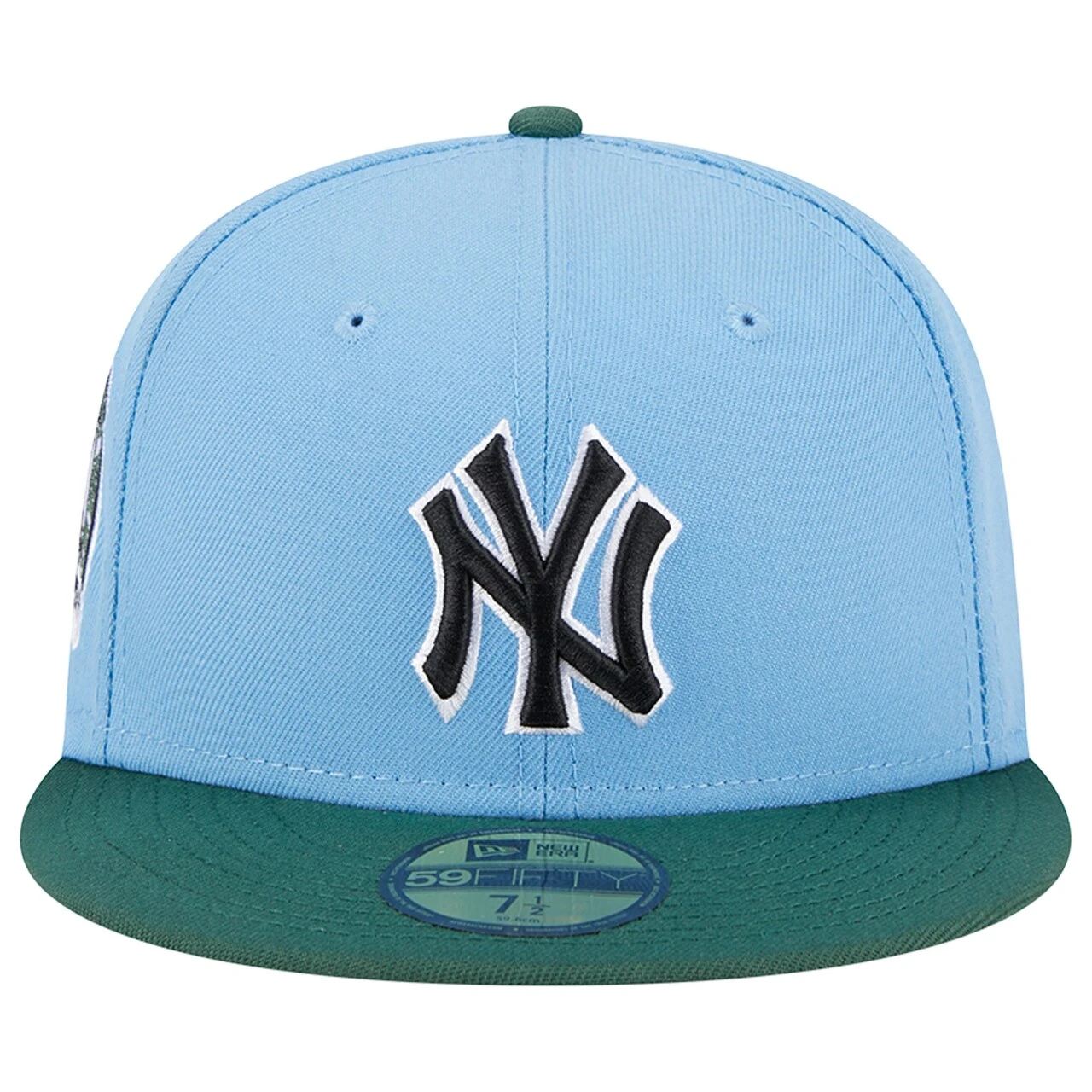 Men's New York Yankees New Era Sky Blue/Cilantro 2000 Subway Series 59FIFTY Fitted Hat 4 Men's New York Yankees New Era Sky Blue/Cilantro 2000 Subway Series 59FIFTY Fitted Hat - Image 2