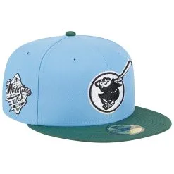 Men's San Diego Padres New Era Sky Blue/Cilantro 1998 World Series 59FIFTY Fitted Hat