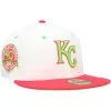 Men's Kansas City Royals New Era White/Coral 40th Anniversary Strawberry Lolli 59FIFTY Fitted Hat -San Diego Padres Caps Sales coral kansas city royals 40th anniversary strawberry lolli 59fifty fitted hat ss5 p 4770956pv 1u ccwlsjhlmwkyigpapfr8v o8rvdyiejfcsndmqbw9y