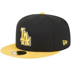 Men's Los Angeles Dodgers New Era Black/Gold 59FIFTY Fitted Hat -San Diego Padres Caps Sales gold los angeles dodgers 59fifty fitted hat ss5 p 200015978pv 3u ospfkicudtnpekwblzsnv w7gpxk6fcvaksz3i4hbw
