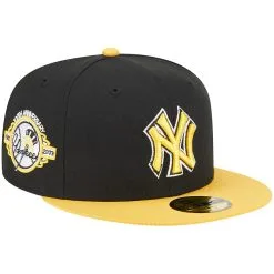Men's New York Yankees New Era Black/Gold 59FIFTY Fitted Hat