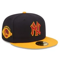 Men's New York Yankees New Era Navy/Gold Primary Logo 59FIFTY Fitted Hat