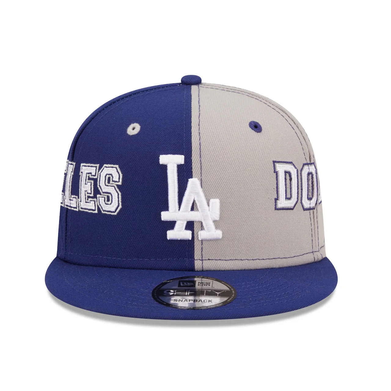 Men's Los Angeles Dodgers New Era Royal/Gray Team Split 9FIFTY Snapback Hat 4 Men's Los Angeles Dodgers New Era Royal/Gray Team Split 9FIFTY Snapback Hat - Image 2