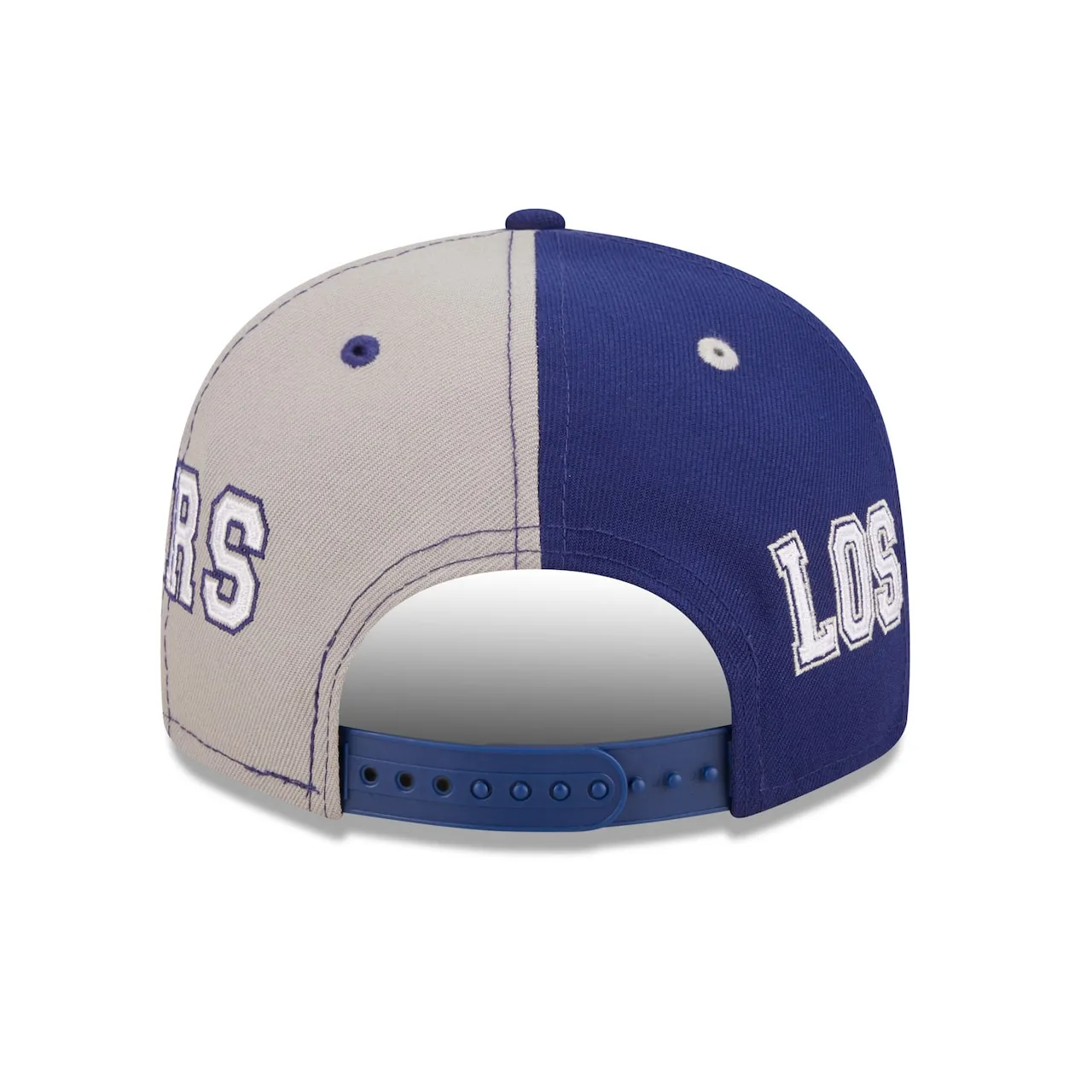Men's Los Angeles Dodgers New Era Royal/Gray Team Split 9FIFTY Snapback Hat 6 Men's Los Angeles Dodgers New Era Royal/Gray Team Split 9FIFTY Snapback Hat - Image 4