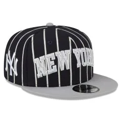 Men's New York Yankees New Era Navy/Gray City Arch 9FIFTY Snapback Hat