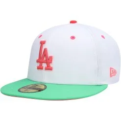 Men's Los Angeles Dodgers New Era White/Green Watermelon Lolli 59FIFTY Fitted Hat -San Diego Padres Caps Sales green los angeles dodgers watermelon lolli 59fifty fitted hat ss5 p 4784155pv 3u 5oadjy6khrsth2nhufcav llemdze8txebmrujxhbq