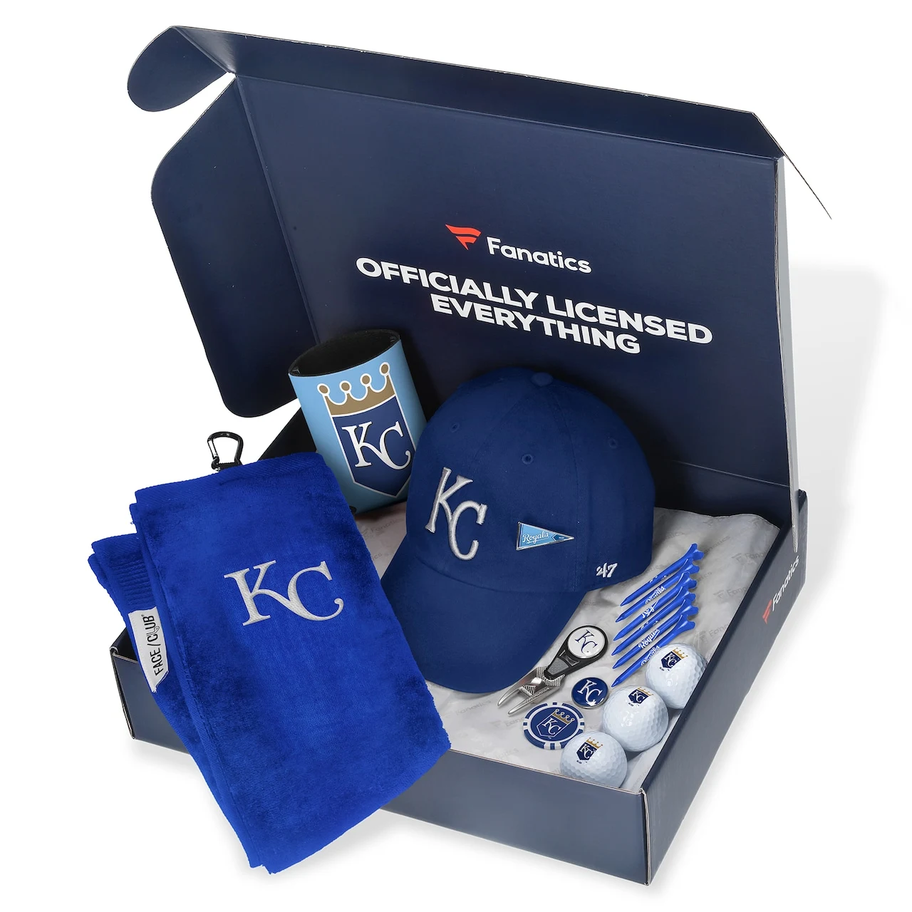 Fanatics Branded Kansas City Royals Fanatics Pack Golf-Themed Gift Box - $105+ Value 3 Fanatics Branded Kansas City Royals Fanatics Pack Golf-Themed Gift Box - $105+ Value
