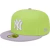 Men's New York Yankees New Era Neon Green/Lavender Spring Color Two-Tone 59FIFTY Fitted Hat -San Diego Padres Caps Sales lavender new york yankees spring color two tone 59fifty fitted hat ss5 p 5000248pv 1u x28ipseitv7vc1ts6o6hv llhzkqxvyj5t5mlg13ze