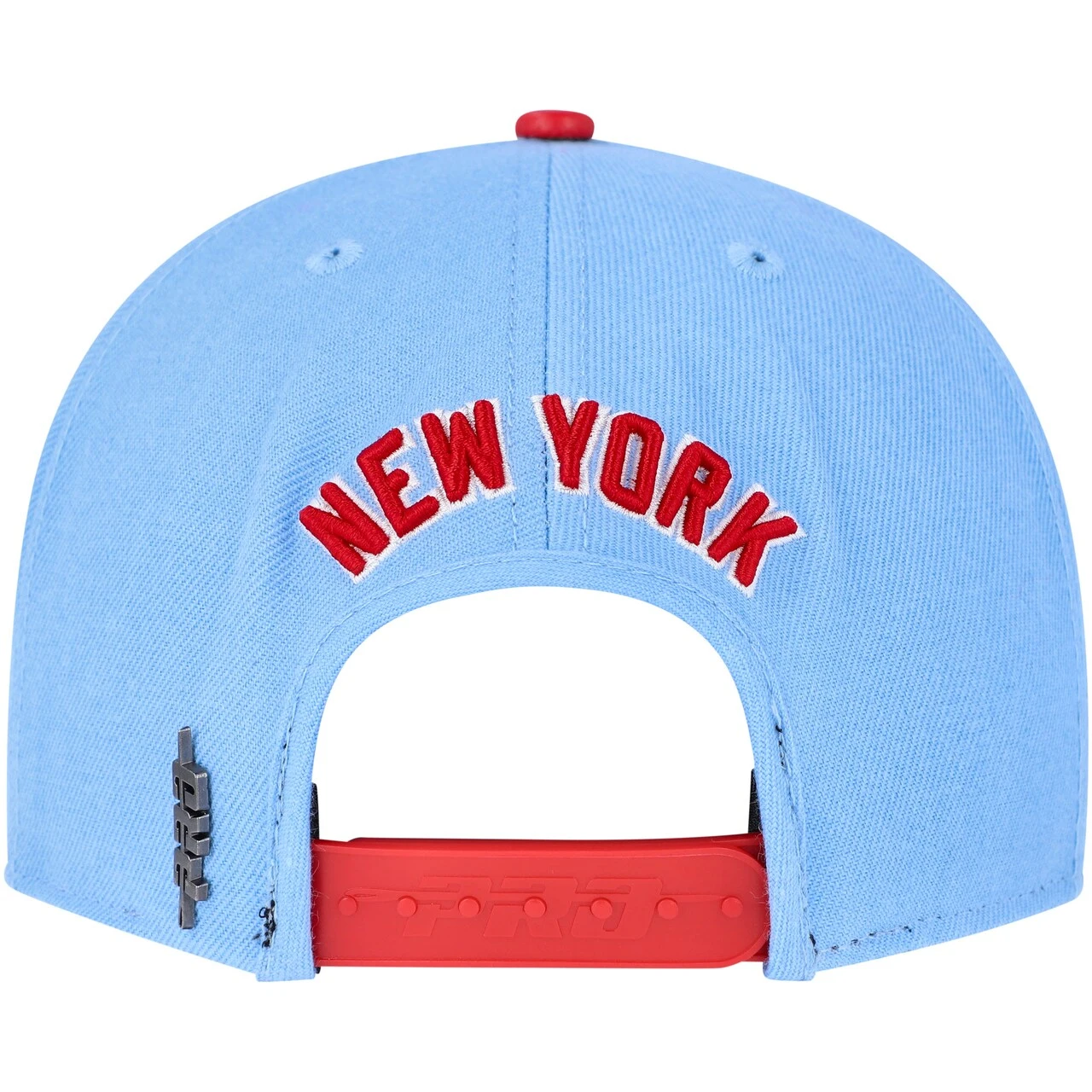 Men's New York Yankees Pro Standard White/Light Blue Blue Raspberry Ice Cream Drip Snapback Hat 6 Men's New York Yankees Pro Standard White/Light Blue Blue Raspberry Ice Cream Drip Snapback Hat - Image 4