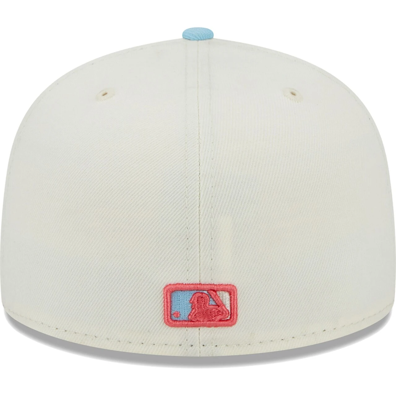 Men's New York Yankees New Era Cream/Light Blue Spring Color Two-Tone 59FIFTY Fitted Hat 6 Men's New York Yankees New Era Cream/Light Blue Spring Color Two-Tone 59FIFTY Fitted Hat - Image 4