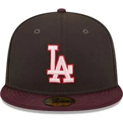 Men's Los Angeles Dodgers New Era Brown/Maroon Chocolate Strawberry 59FIFTY Fitted Hat -San Diego Padres Caps Sales maroon los angeles dodgers chocolate strawberry 59fifty fitted hat ss5 p 200000304pv 2u ojyajzoumjbc9oecffuvv vkcgipebi8tqkve4wtvy