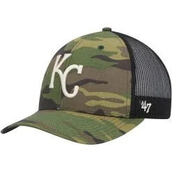 Men's Kansas City Royals '47 Camo Trucker Snapback Hat