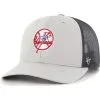 Men's New York Yankees '47 Gray Secondary Trucker Snapback Hat