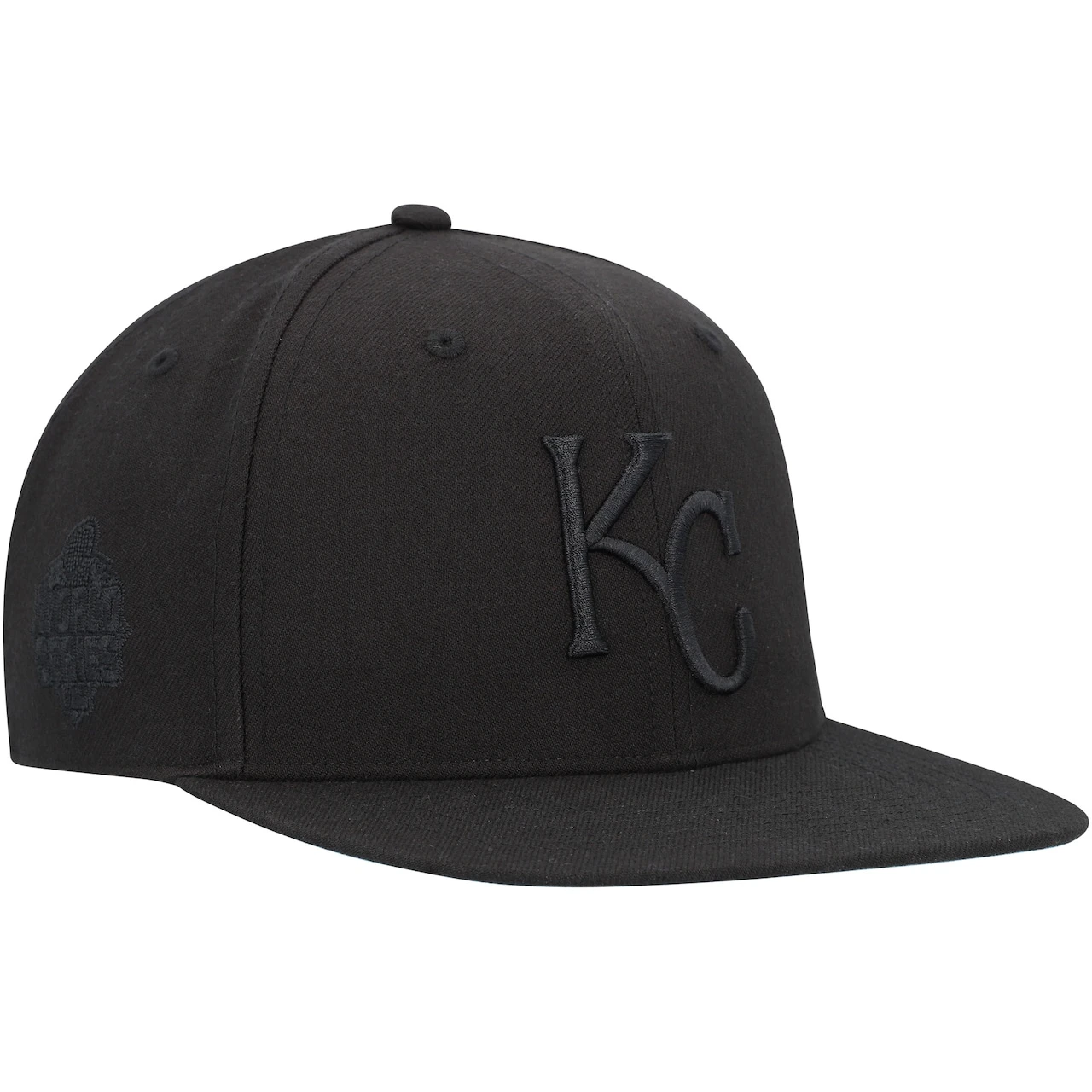 Men's Kansas City Royals '47 Black On Black Sure Shot Captain Snapback Hat 3 Men's Kansas City Royals '47 Black On Black Sure Shot Captain Snapback Hat