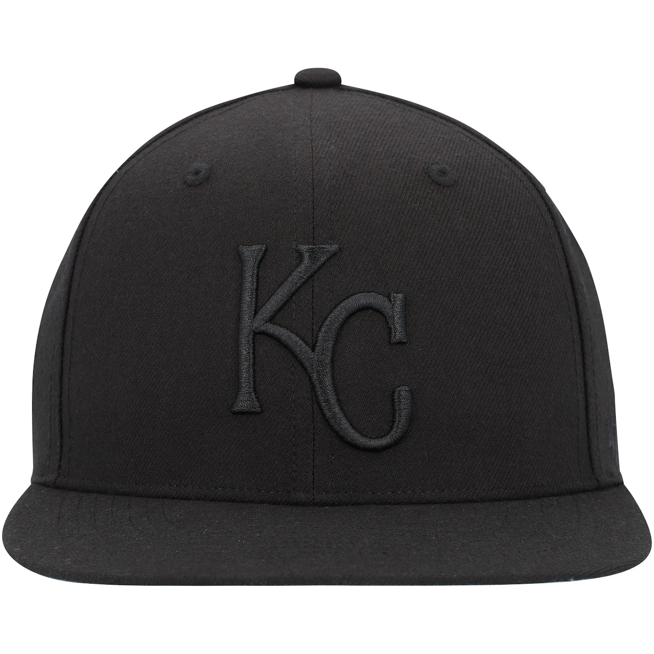 Men's Kansas City Royals '47 Black On Black Sure Shot Captain Snapback Hat 4 Men's Kansas City Royals '47 Black On Black Sure Shot Captain Snapback Hat - Image 2