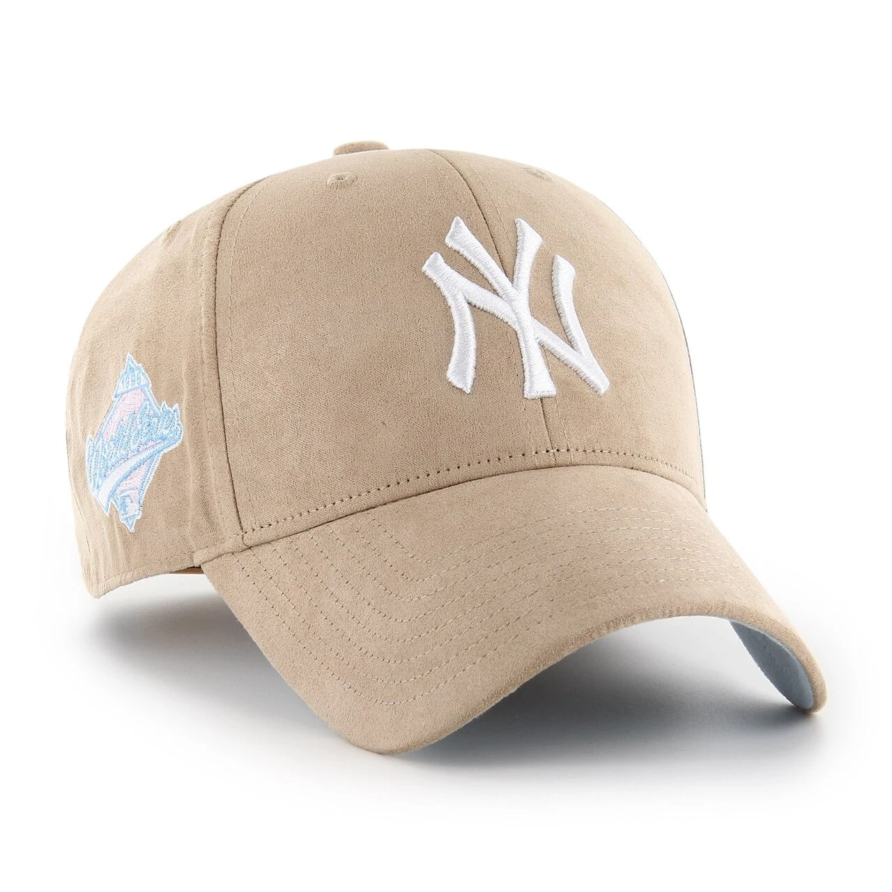 Men's New York Yankees '47 Khaki Ultra Suede MVP Adjustable Hat 3 Men's New York Yankees '47 Khaki Ultra Suede MVP Adjustable Hat