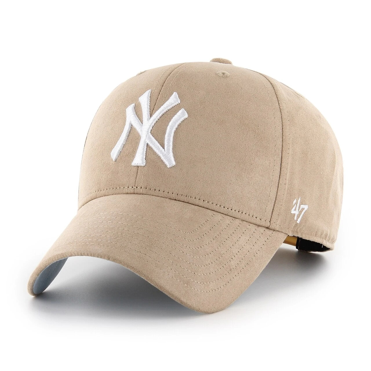 Men's New York Yankees '47 Khaki Ultra Suede MVP Adjustable Hat 4 Men's New York Yankees '47 Khaki Ultra Suede MVP Adjustable Hat - Image 2