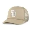 Men's San Diego Padres '47 Khaki Foamo Trucker Snapback Hat