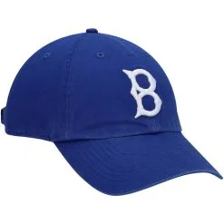 Men's Brooklyn Dodgers '47 Royal 1949 Logo Cooperstown Collection Clean Up Adjustable Hat -San Diego Padres Caps Sales mens 47 royal brooklyn dodgers 1949 logo cooperstown collection clean up adjustable hat pi3872000 altimages ff 3872957 ac75b88f19feb97bed72alt3 full