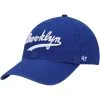 Men's Brooklyn Dodgers '47 Royal Logo Cooperstown Collection Clean Up Adjustable Hat -San Diego Padres Caps Sales mens 47 royal brooklyn dodgers logo cooperstown collection clean up adjustable hat pi3872000 altimages ff 3872972 ef0aa5581aa93a164212alt1 full