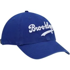 Men's Brooklyn Dodgers '47 Royal Logo Cooperstown Collection Clean Up Adjustable Hat -San Diego Padres Caps Sales mens 47 royal brooklyn dodgers logo cooperstown collection clean up adjustable hat pi3872000 altimages ff 3872972 ef0aa5581aa93a164212alt3 full