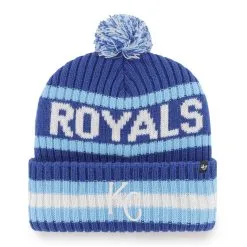 Men's Kansas City Royals '47 Royal Bering Cuffed Knit Hat With Pom