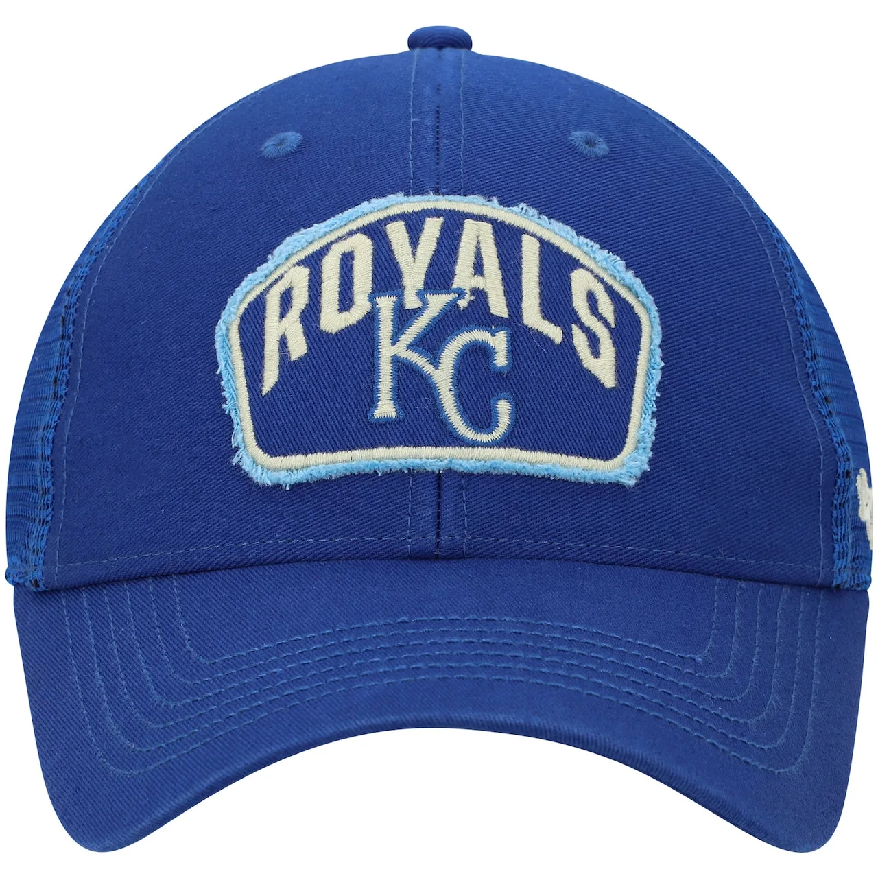 Men's Kansas City Royals '47 Royal Cledus MVP Trucker Snapback Hat 4 Men's Kansas City Royals '47 Royal Cledus MVP Trucker Snapback Hat - Image 2
