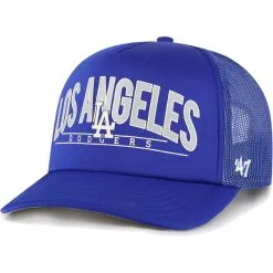Men's Los Angeles Dodgers '47 Royal Backhaul Foam Trucker Snapback Hat