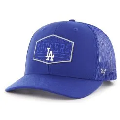 Men's Los Angeles Dodgers '47 Royal Ridgeline Tonal Patch Trucker Adjustable Hat