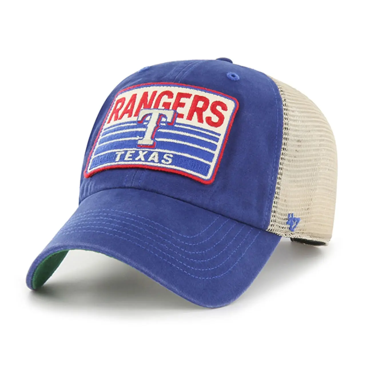 Men's Texas Rangers '47 Royal Four Stroke Clean Up Trucker Snapback Hat 3 Men's Texas Rangers '47 Royal Four Stroke Clean Up Trucker Snapback Hat