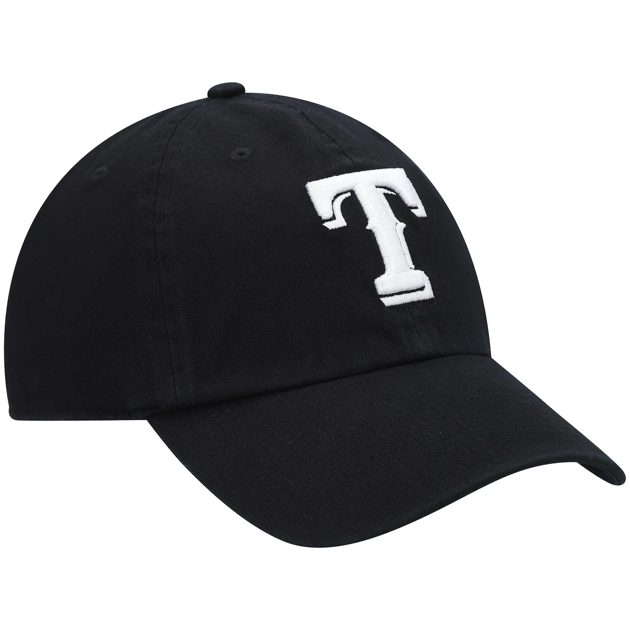 Men's Texas Rangers '47 Black On Black Logo Clean Up Adjustable Hat 5 Men's Texas Rangers '47 Black On Black Logo Clean Up Adjustable Hat - Image 3