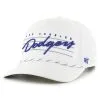 Men's Los Angeles Dodgers '47 White Downburst Hitch Snapback Hat