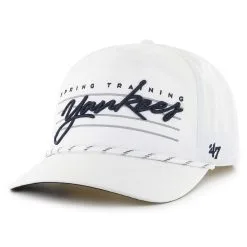 Men's New York Yankees '47 White Downburst Hitch Snapback Hat