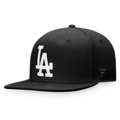 Men's Los Angeles Dodgers Fanatics Branded Black Snapback Hat