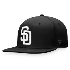 Men's San Diego Padres Fanatics Branded Black Snapback Hat